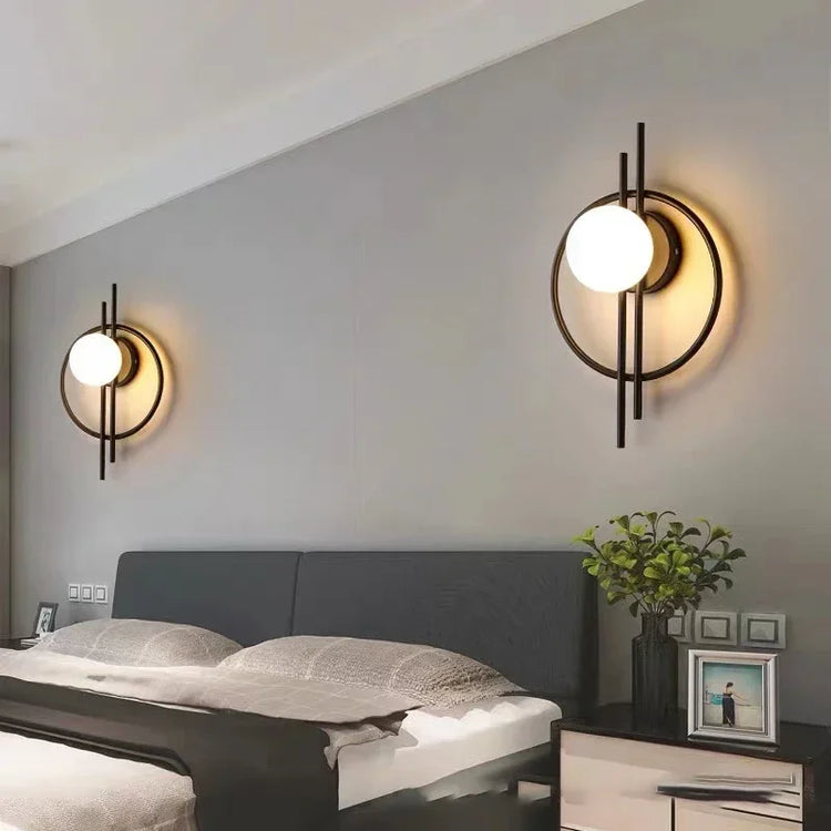 Globe & Ring LED Wall Sconce