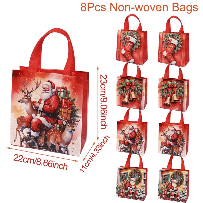 Christmas Gift Bags – Set of 8
