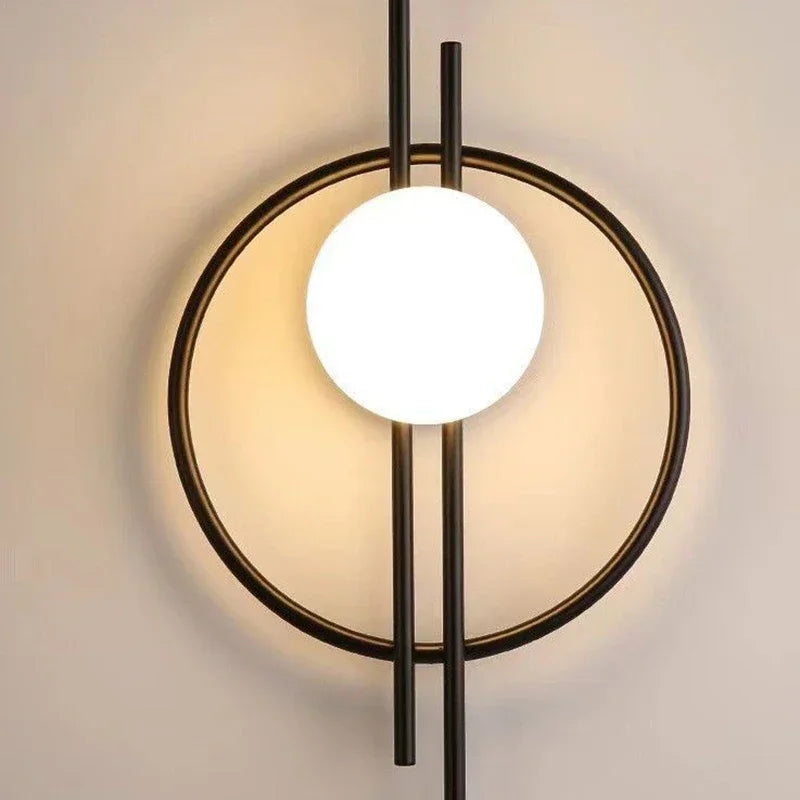 Globe & Ring LED Wall Sconce