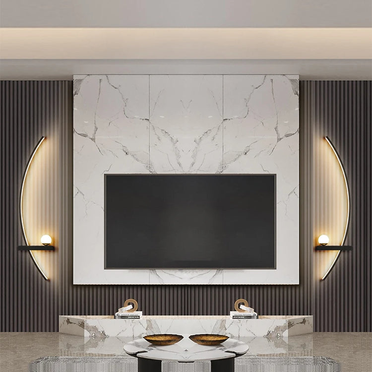 Black LED Strip Wall Light, 55cm or 105cm