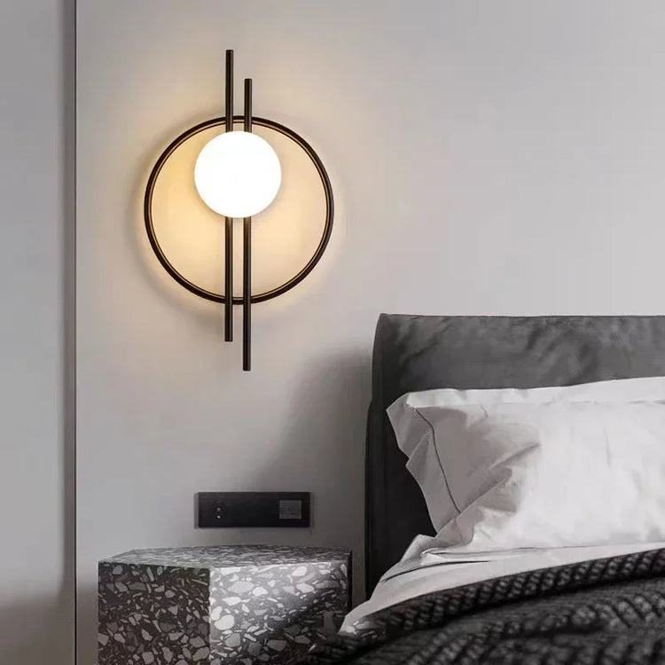 Globe & Ring LED Wall Sconce