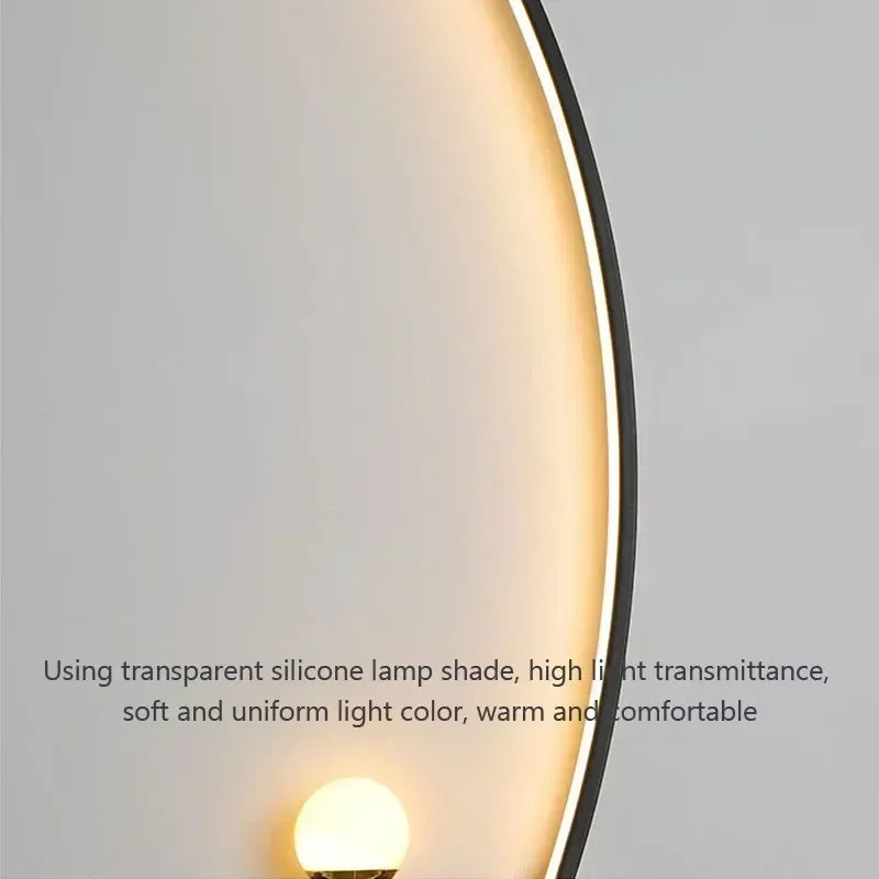 Black LED Strip Wall Light, 55cm or 105cm