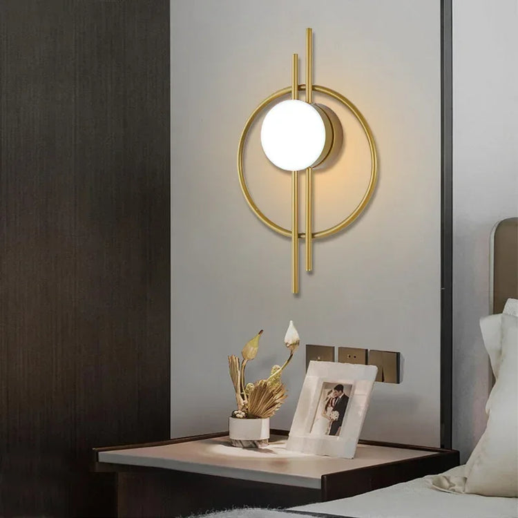 Globe & Ring LED Wall Sconce